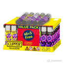 Clipper Psycho Animals Lighters- 48ct (+5 Free)