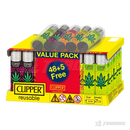 Clipper Renzo Leaves Lighters- 48ct (+5 Free)