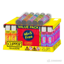 Clipper New Tie Dye Lighters- 48ct (+5 Free))
