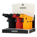 Maven Cannon Torch Pocket Lighter - 6ct (Orange/Red/Black)