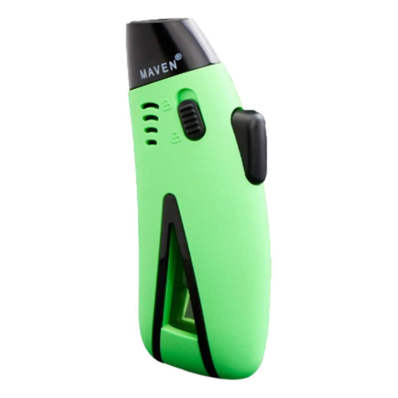 Maven Razor Pocket Torch Lighter - 9ct (Blue/Pink/Green)
