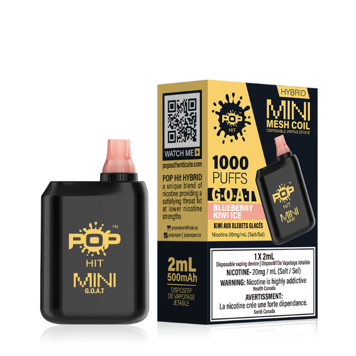 Pop Box Mini 1000 Disposable Vape Device - 10ct