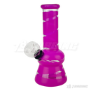 5" Mini Beaker Glass Bong - Color Stripe