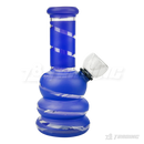 5" Mini Beaker Glass Bong - Color Stripe