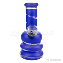 5" Mini Beaker Glass Bong - Color Stripe