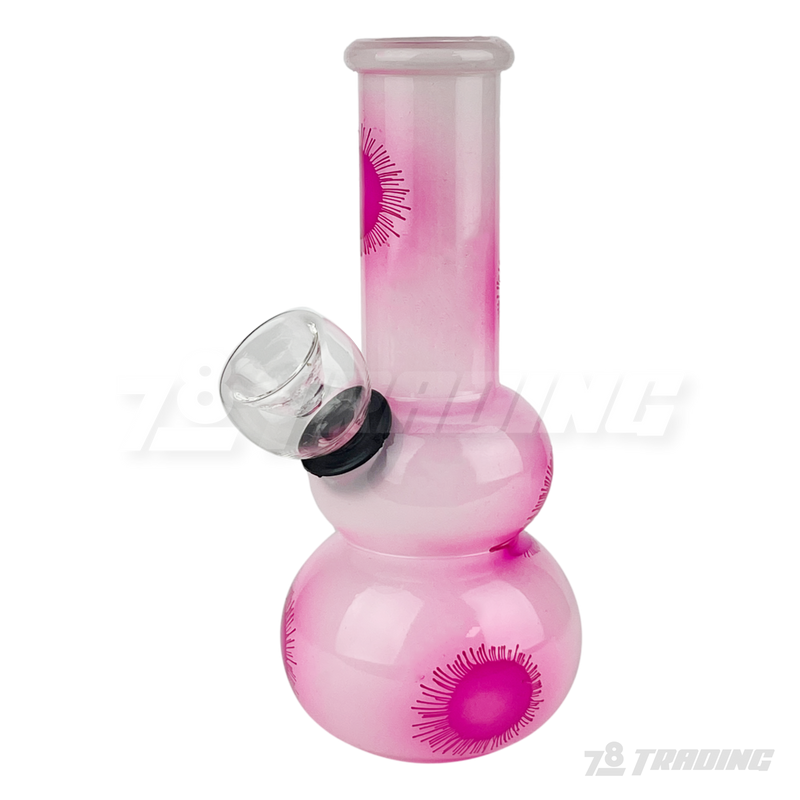 5" Mini Beaker Glass Bong - Sunflower
