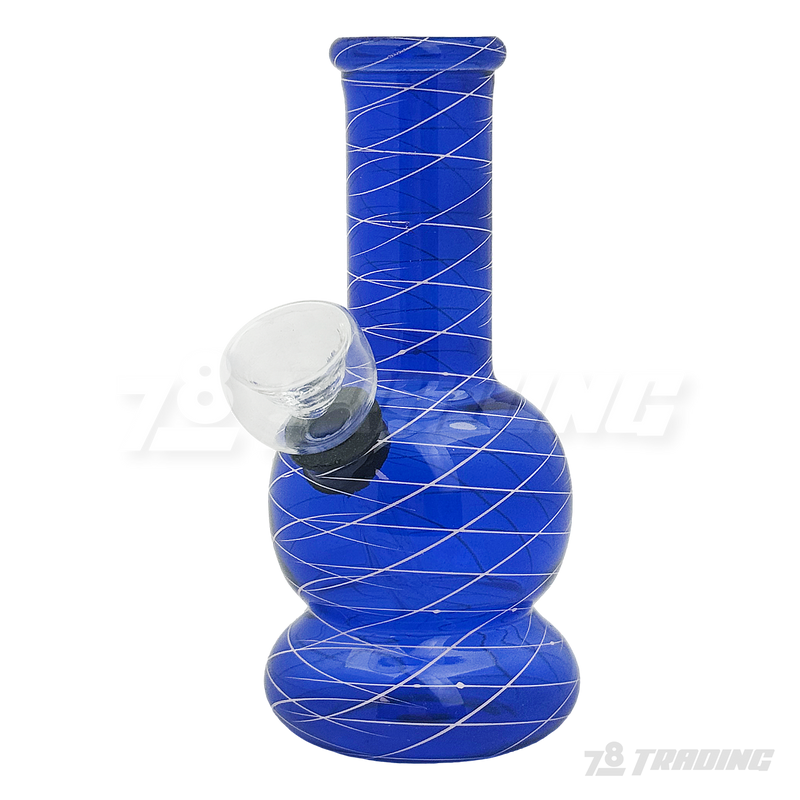 5" Mini Beaker Glass Bong - Fishnet
