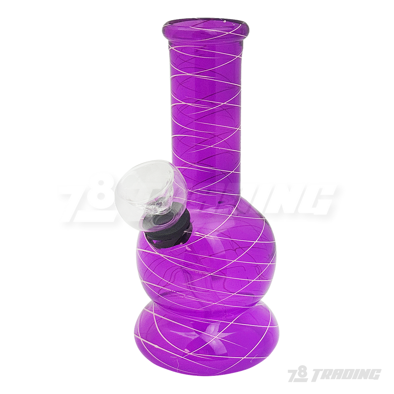 5" Mini Beaker Glass Bong - Fishnet