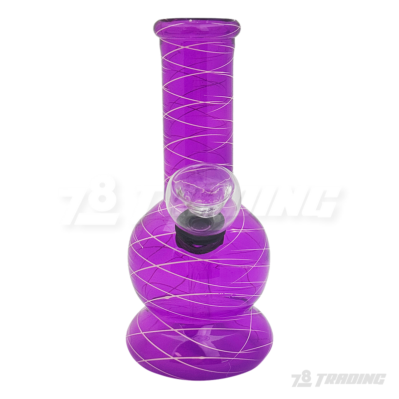 5" Mini Beaker Glass Bong - Fishnet
