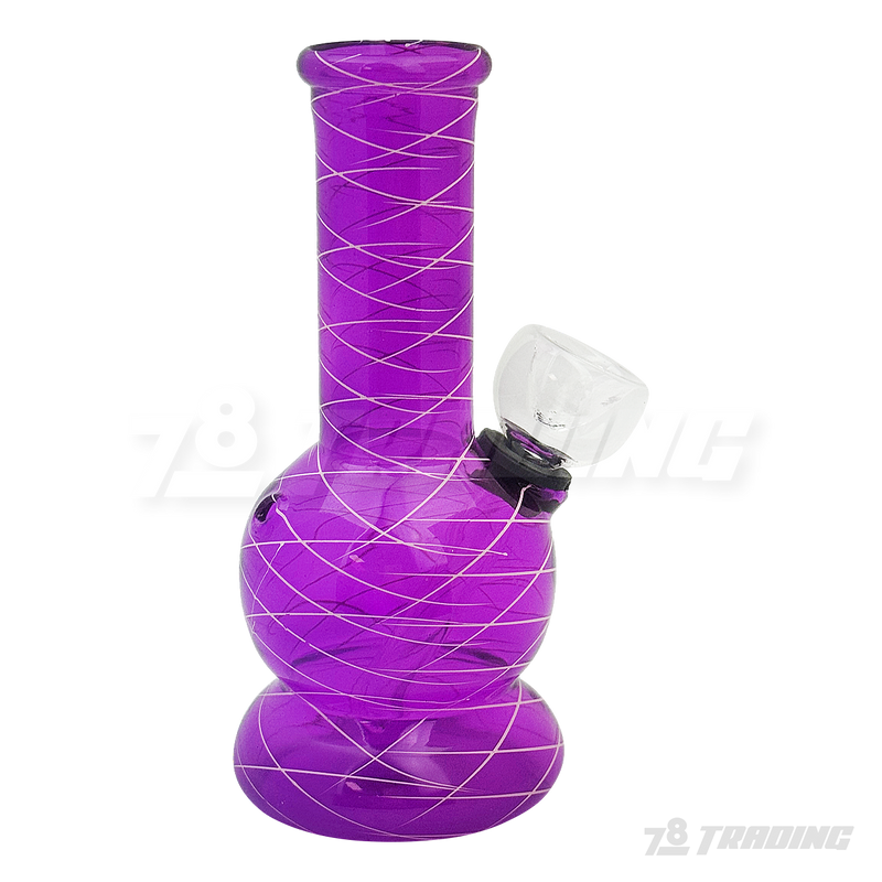 5" Mini Beaker Glass Bong - Fishnet