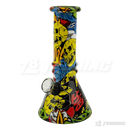 5.5" Designed Mini Soft Glass Beaker Bong - BLMIN03
