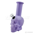 Skull Shape 5.5" Colored Mini Soft Glass Bong - BLMIN05-3