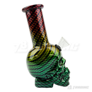 Skull Shape 5.5" Designed Mini Soft Glass Bong - BLMIN05-7