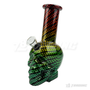 Skull Shape 5.5" Designed Mini Soft Glass Bong - BLMIN05-7