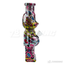 Hydrographic Bear 7.5 Inches Soft Glass Bong - BLX06