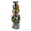Hydrographic Bear 7.5 Inches Soft Glass Bong - BLX06
