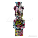 Hydrographic Bear 7.5 Inches Soft Glass Bong - BLX06