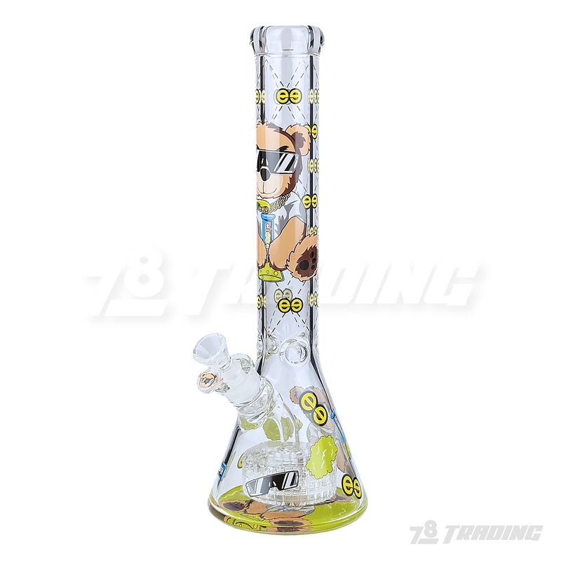 CHEECH Glass 16inches HI BEAR BEAKER - CH297