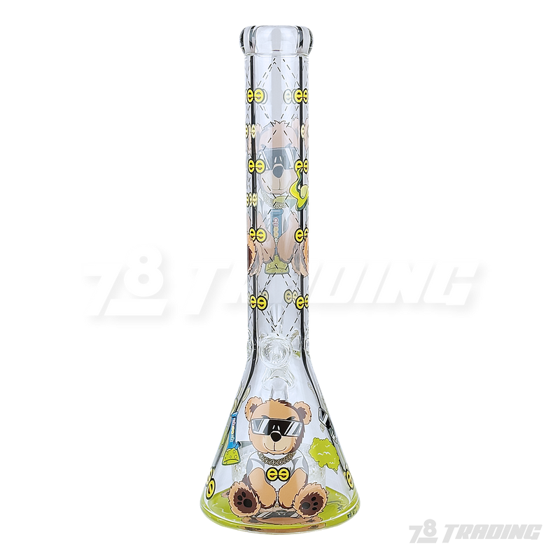 CHEECH Glass 16inches HI BEAR BEAKER - CH297