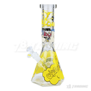 CHEECH Glass 12inches SMOKEY CAMPER DECAL BEAKER - CH298