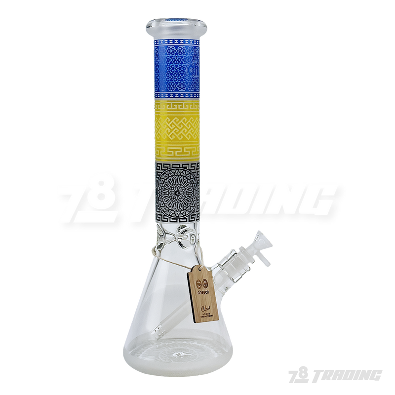 CHEECH Glass 15” BLASTER PATTERN BEAKER - CHE163