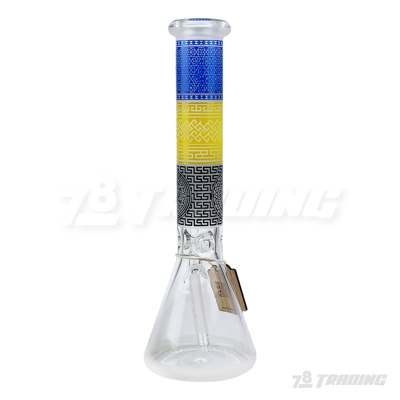 CHEECH Glass 15” BLASTER PATTERN BEAKER - CHE163