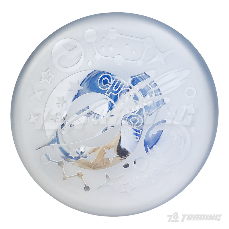 CHEECH Glass 14” SPACESHIP SANDBLAST BEAKER - CHE164