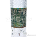 CHEECH Glass 17” SANDBLAST PATTERN BEAKER - CHE170