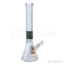 CHEECH Glass 17” SANDBLAST PATTERN BEAKER - CHE170