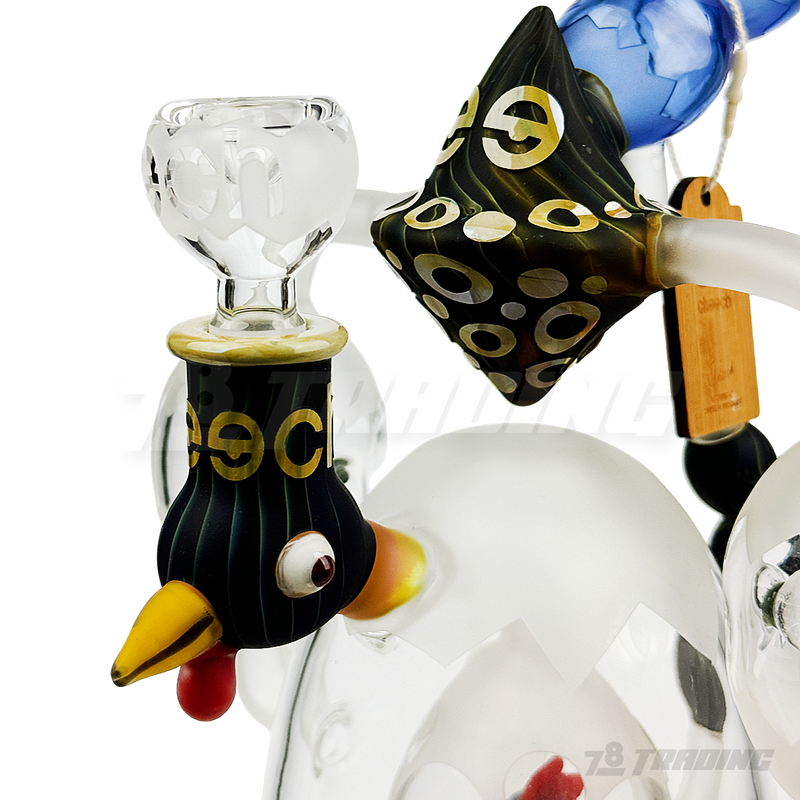 CHEECH Glass 14.5inches ROOSTER IN A EGG - CHE312