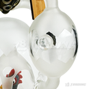 CHEECH Glass 14.5inches ROOSTER IN A EGG - CHE312