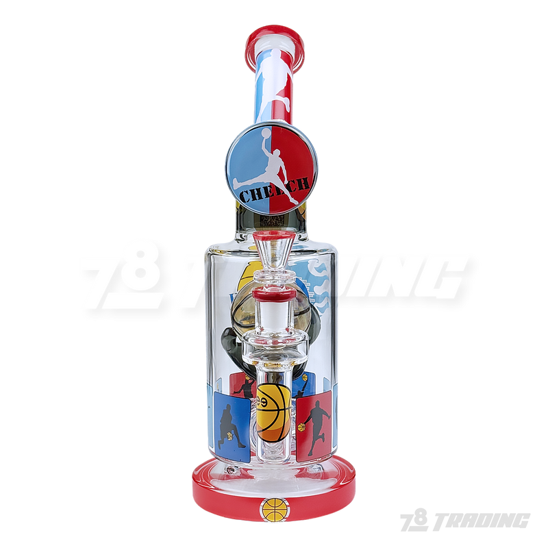 CHEECH Glass 12inches DUNKED-OUT DRIP WATERPIPE - CHE360