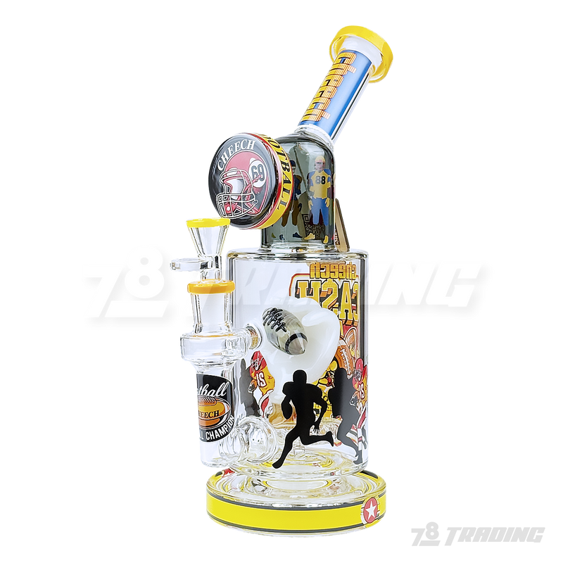 CHEECH Glass 12inches SMOKEY BREAKAWAY BLAZE WATERPIPE - CHE362