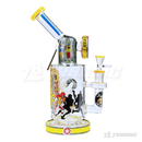 CHEECH Glass 12inches SMOKEY BREAKAWAY BLAZE WATERPIPE - CHE362