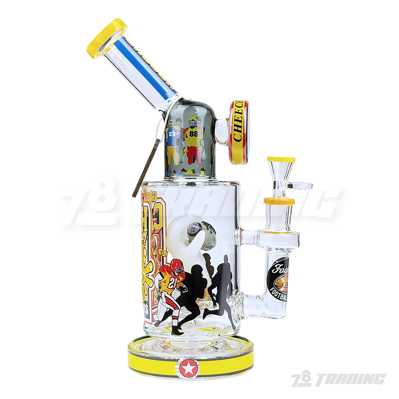 CHEECH Glass 12inches SMOKEY BREAKAWAY BLAZE WATERPIPE - CHE362
