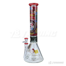 CHEECH Glass 15inches DICE-THEMED VIBRANT CASINO BEAKER - CHE375
