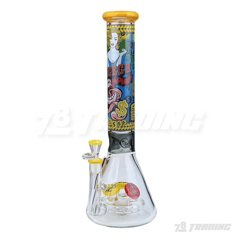 CHEECH Glass 15inches CASH-OUT BEAKER - CHE376