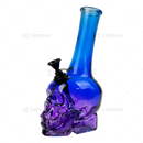 D&K Glass Skull Shape Base Glass Pipe with Gift Box Package - DK135