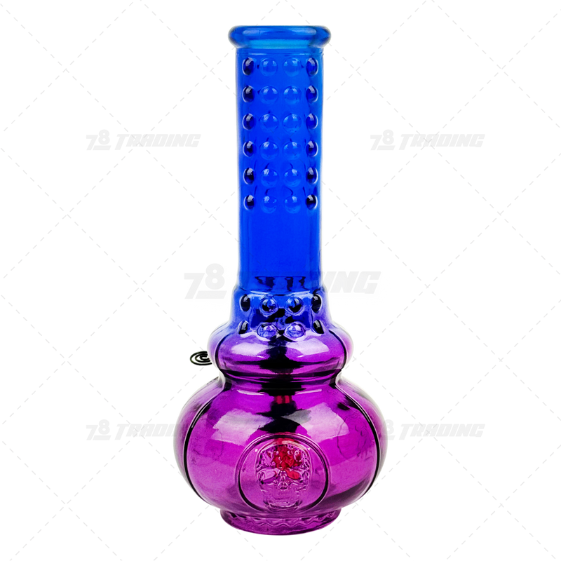 D&K Glass Round Base Glass Pipe with Gift Box Package - DK137