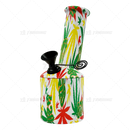 D&K Glass Detachable Acrylic Mini Pipe 6Pcs/Box - LEAF