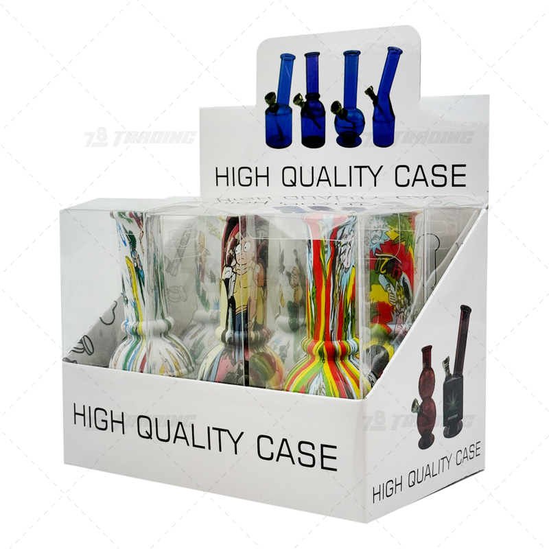 D&K Glass Detachable Acrylic Mini Pipe 6Pcs/Box - RM