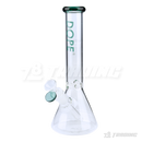 DOPE Glass 10" Simple Logo Beaker