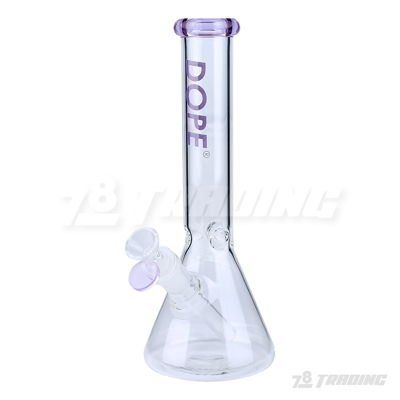 DOPE Glass 10" Simple Logo Beaker