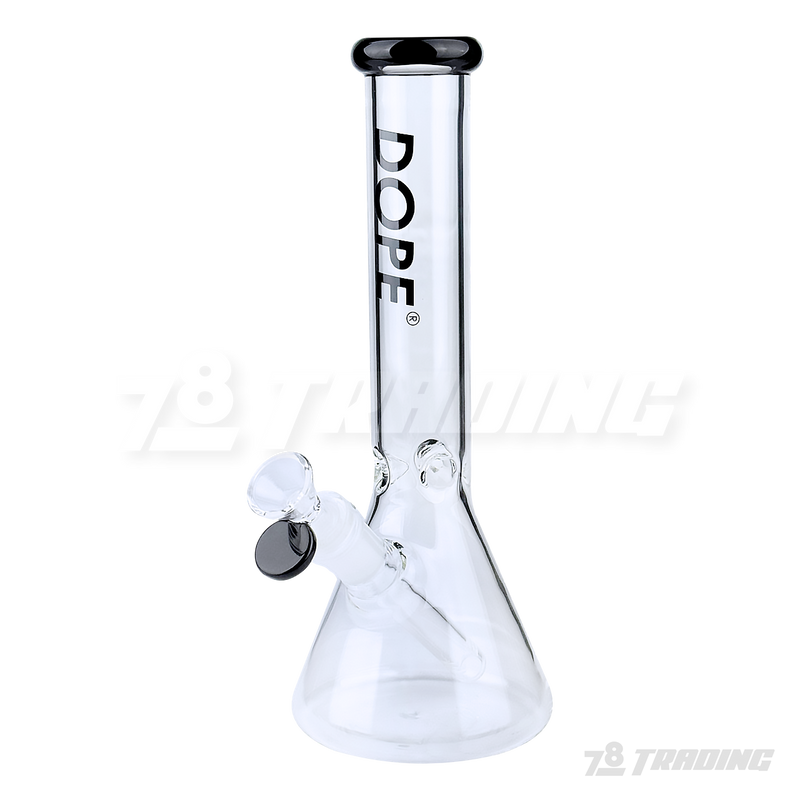 DOPE Glass 10" Simple Logo Beaker