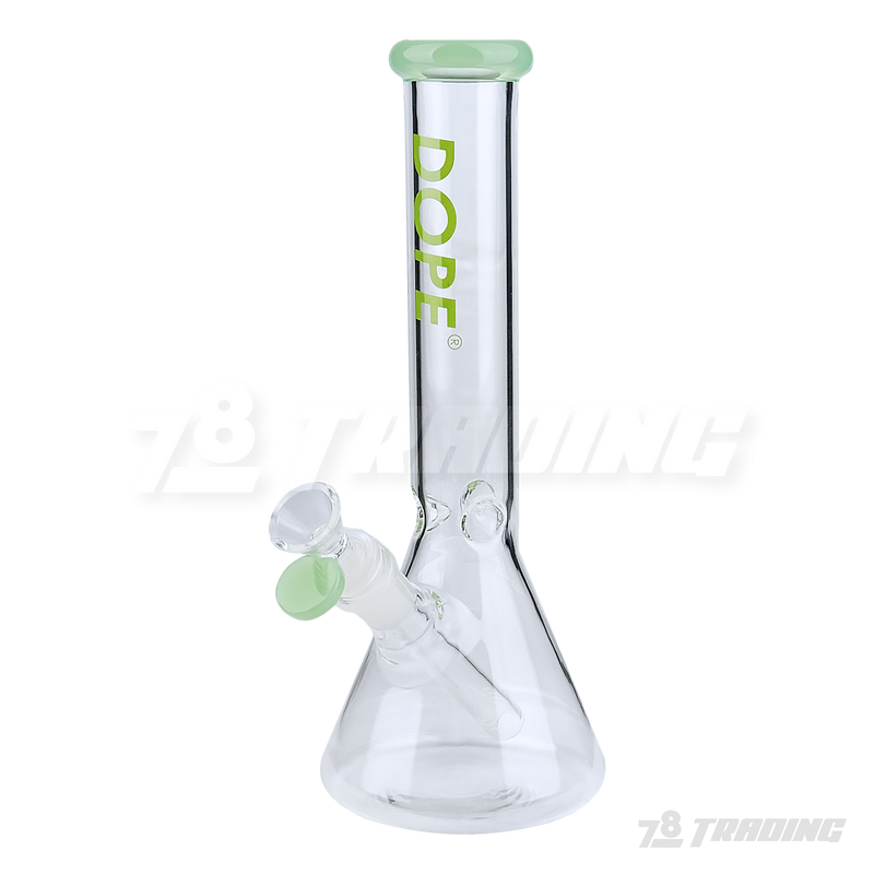 DOPE Glass 10" Simple Logo Beaker