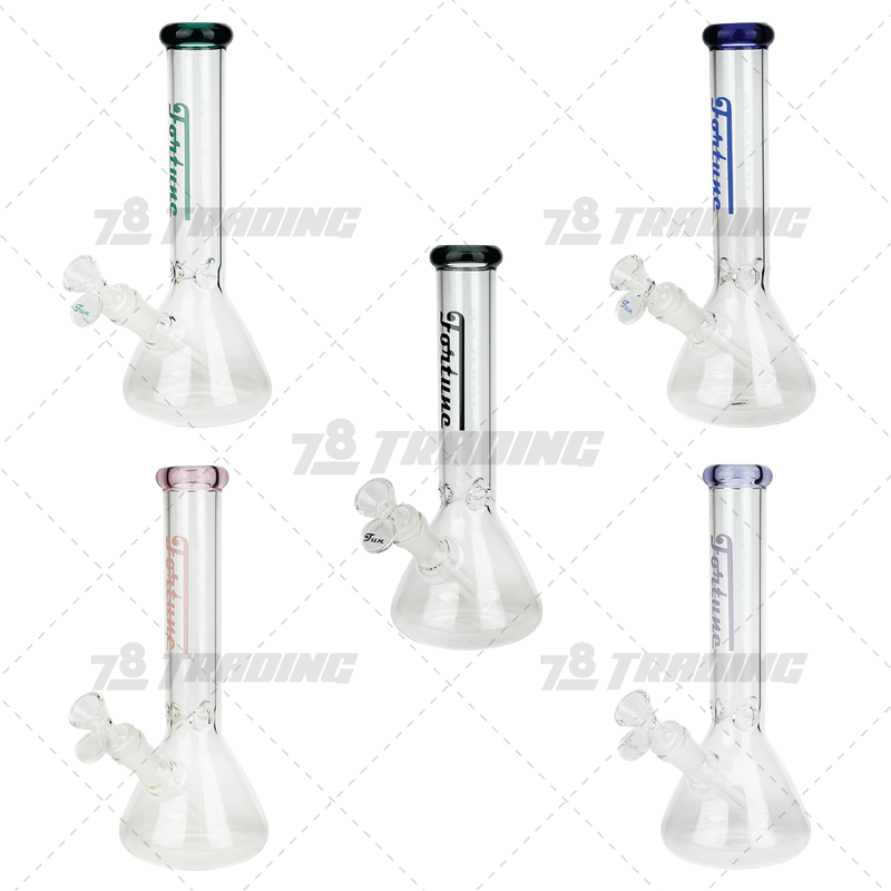 Simple Colored Logo Beaker 10inches FG103804N