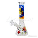 Cartoon LV Logo Decal 10" Mini Beaker - FGLV10001