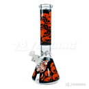 Skull Decal Beaker 14inches 7mm - FGSK14007