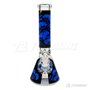 Skull Decal Beaker 14inches 7mm - FGSK14007