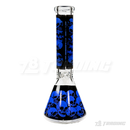 Skull Decal Beaker 14inches 7mm - FGSK14007